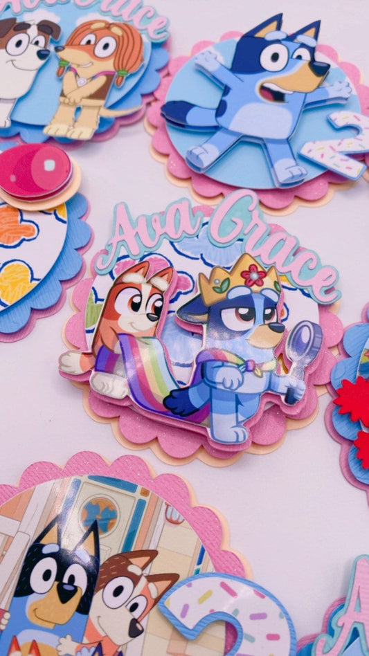 Bluey & Friends Cupcake Toppers