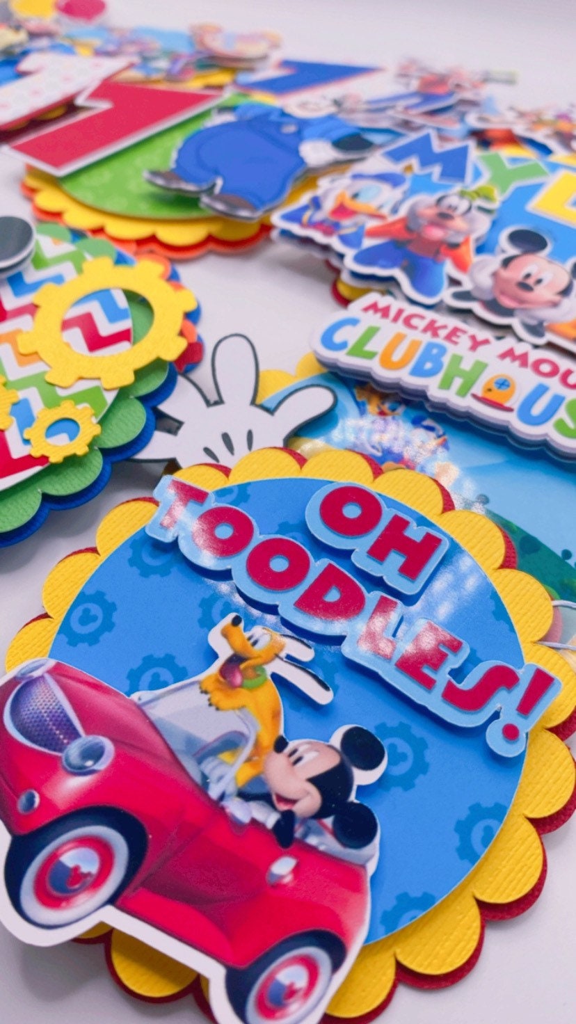 Mickey Mouse Clubhouse Cupcake Toppers