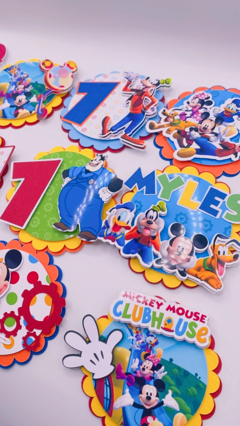 Mickey Mouse Clubhouse Cupcake Toppers